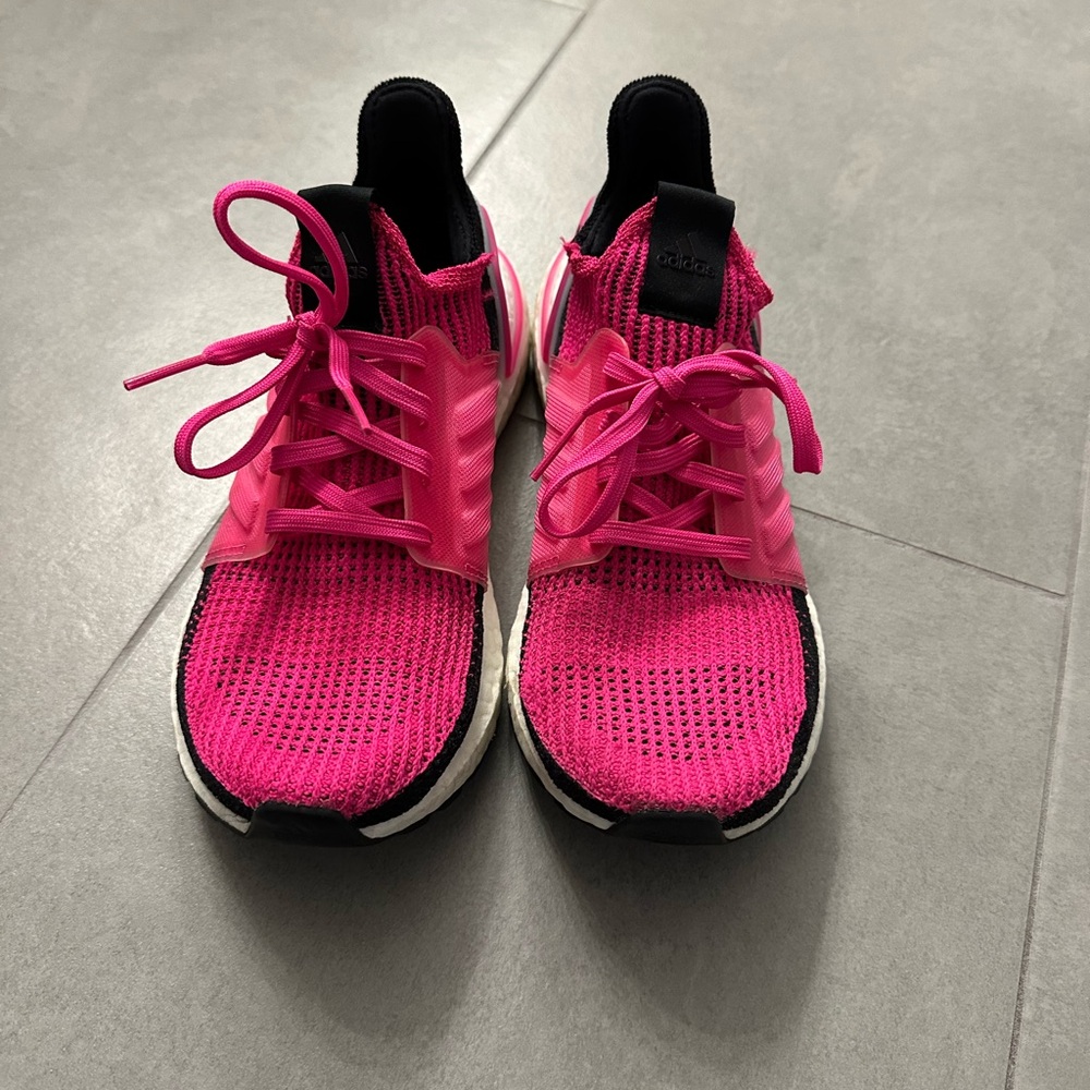 Adidas Hot Pink and Black Ultraboost Size 7.5